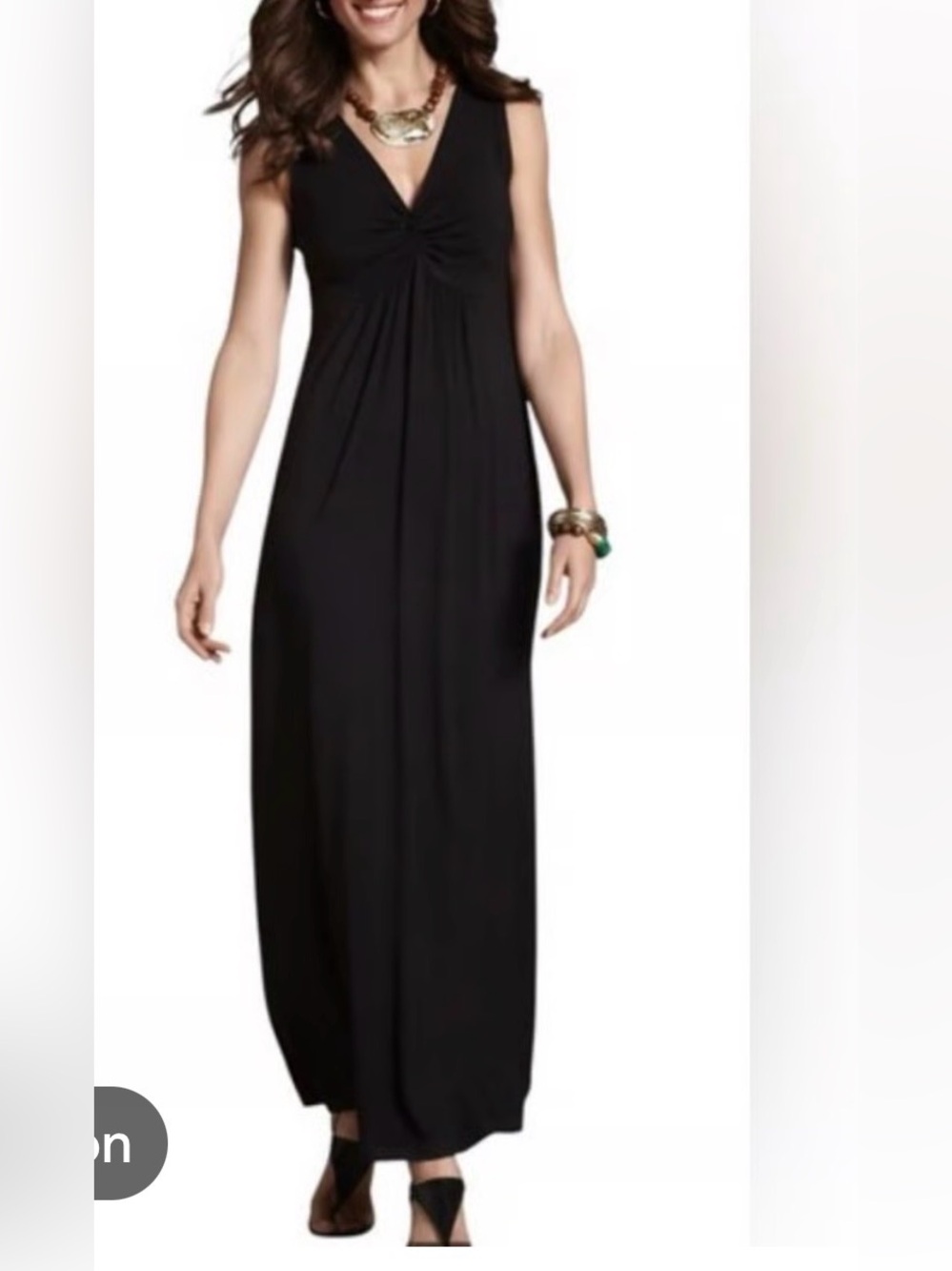CHICO 2 black Katrina Sleeveless V-Neck dress